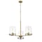 Z-Lite Callista 3 Light Chandelier, Rubbed Brass & Clear 3032-3RB - alternate 8